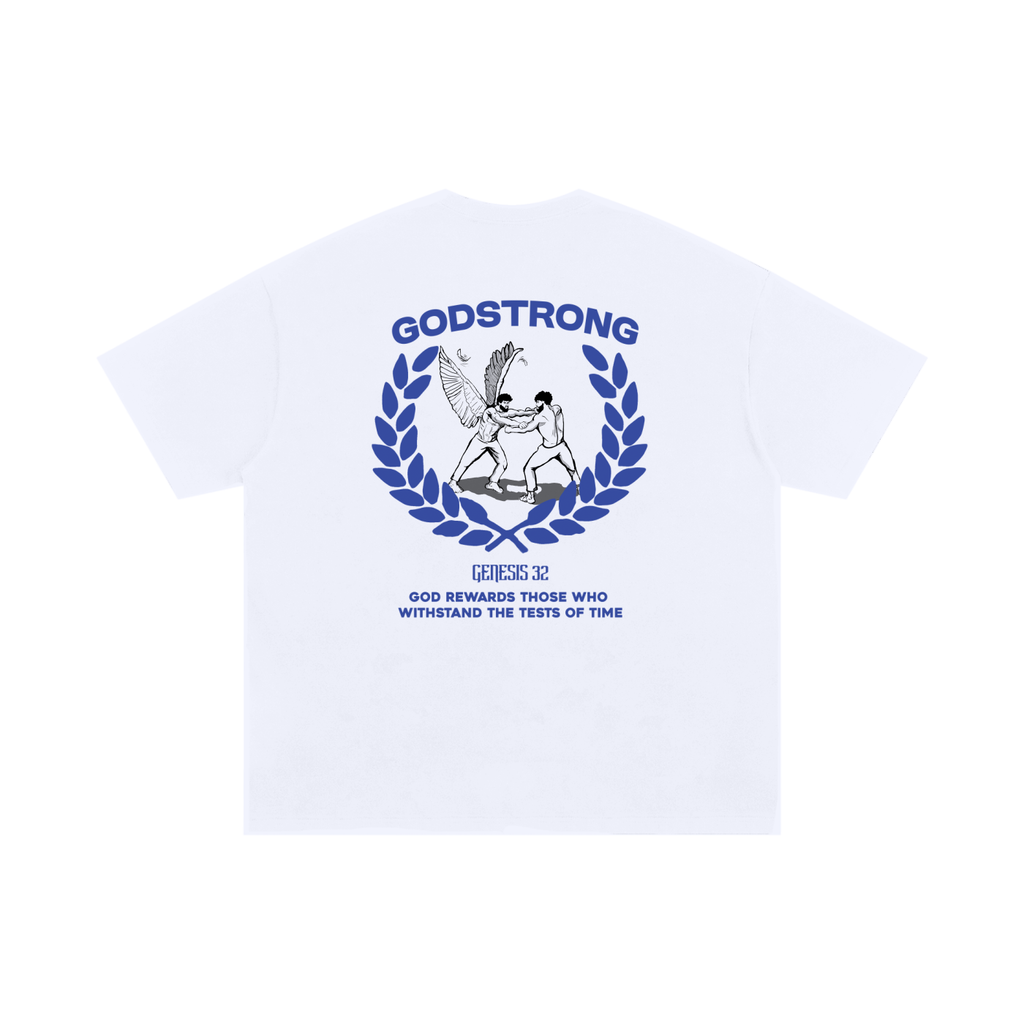 T Shirt,White,Classic,Drop Shoulder