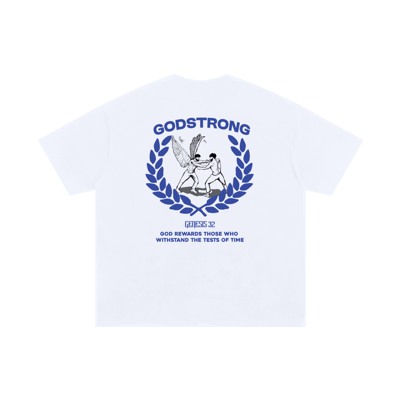 T Shirt,White,Classic,Drop Shoulder