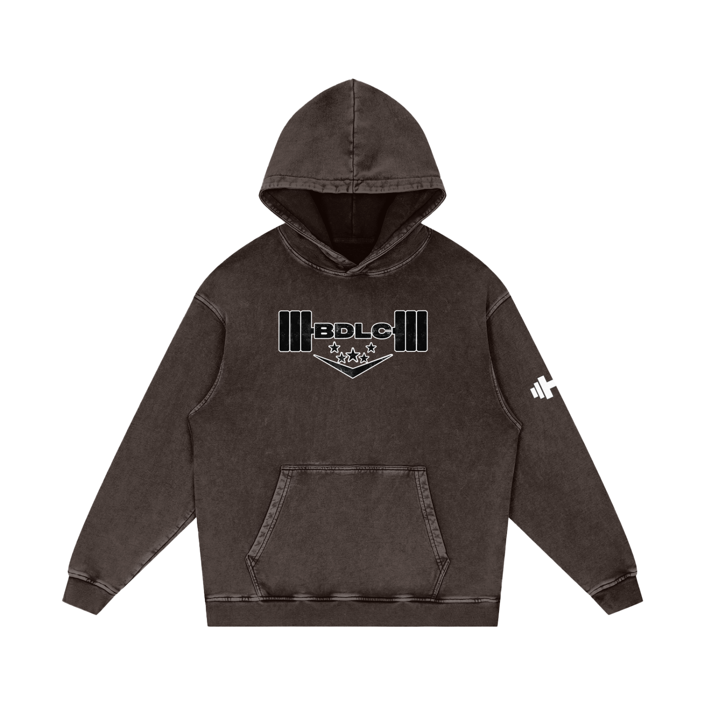 BDLC,Black,Hoodie,Snow Washed