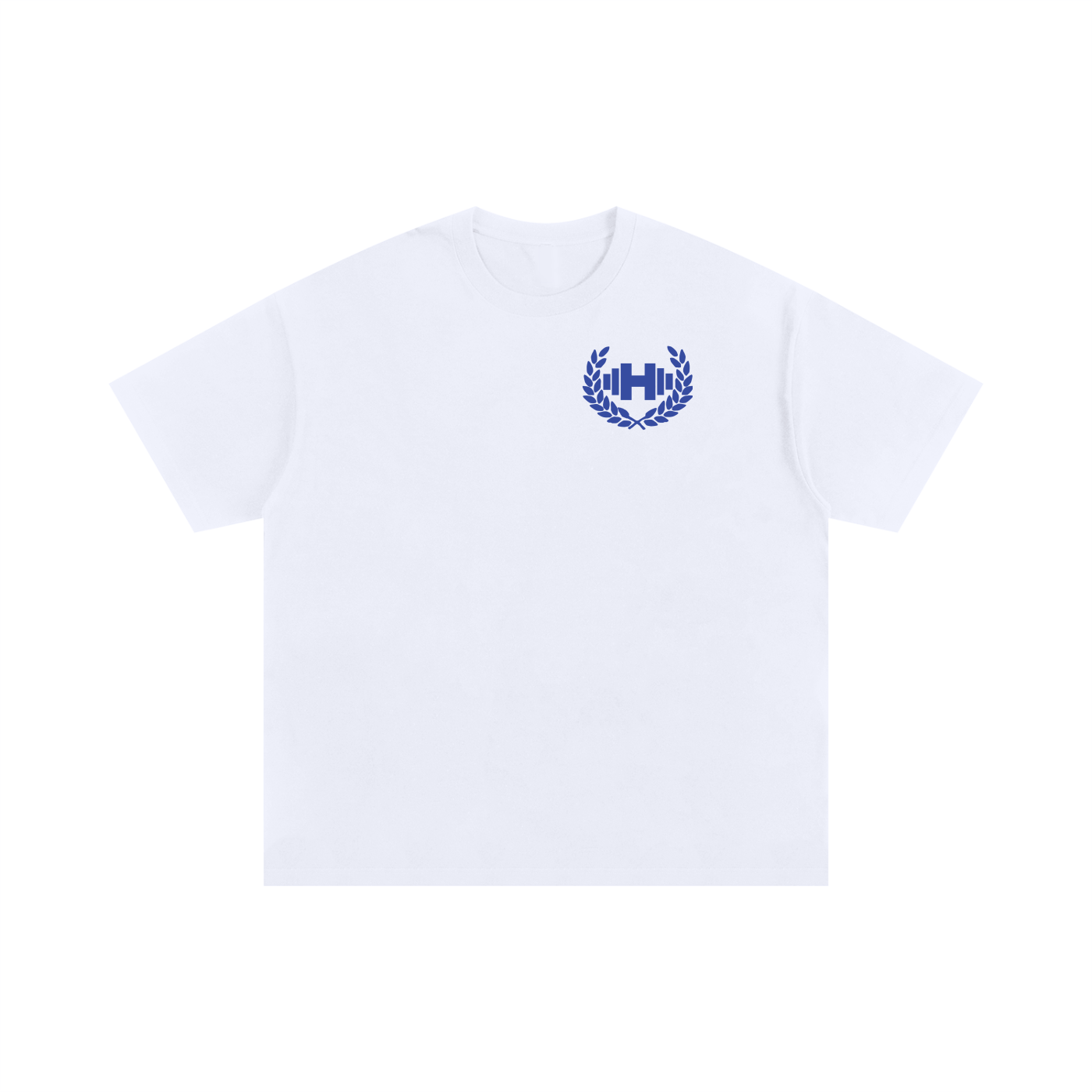 T Shirt,White,Classic,Drop Shoulder