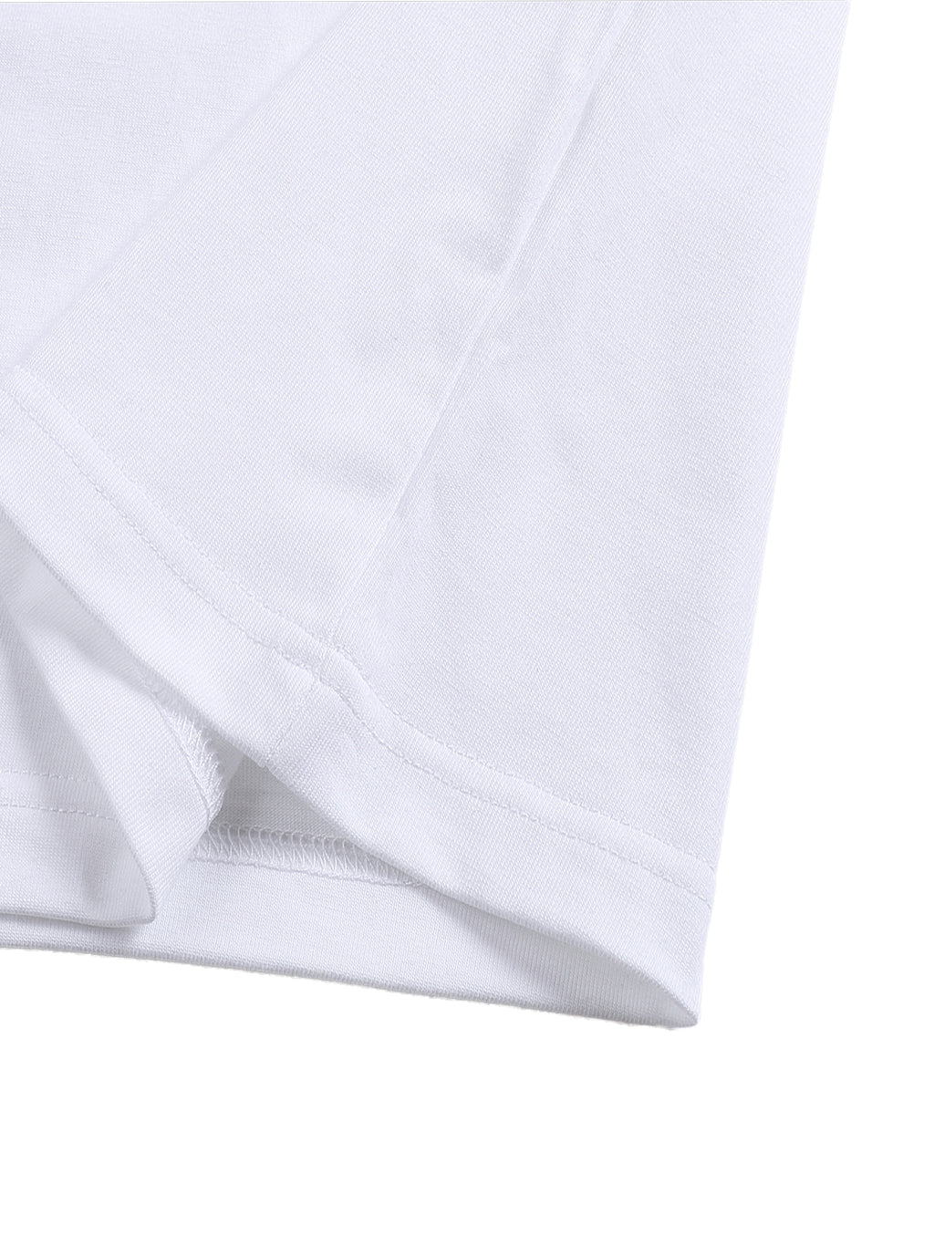 T Shirt,White,Classic,Drop Shoulder